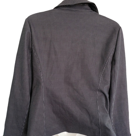 NWT Roz & Ali houndstooth suit Jacket size Medium - Picture 2 of 6